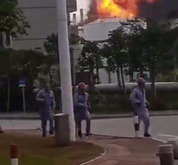 珠海化工厂发生爆炸现场视频 救援最新消息大火还未扑灭-月色惠博客