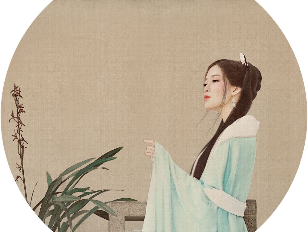 PS一键自动生成工笔画插件 照片效果独有意境-月色惠资源网