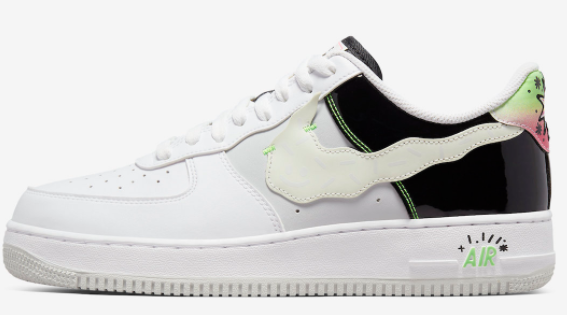 全新「手绘涂鸦」AF1 细节超多！波浪 Swoosh 还有超酷吊牌！
