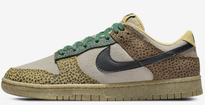 「石斑纹」Dunk Low 官图释出！材质相当特别！