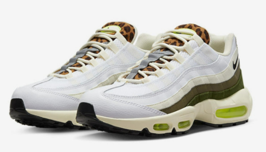 豹纹鞋舌有野性！全新配色 Air Max 95 官图曝光！
